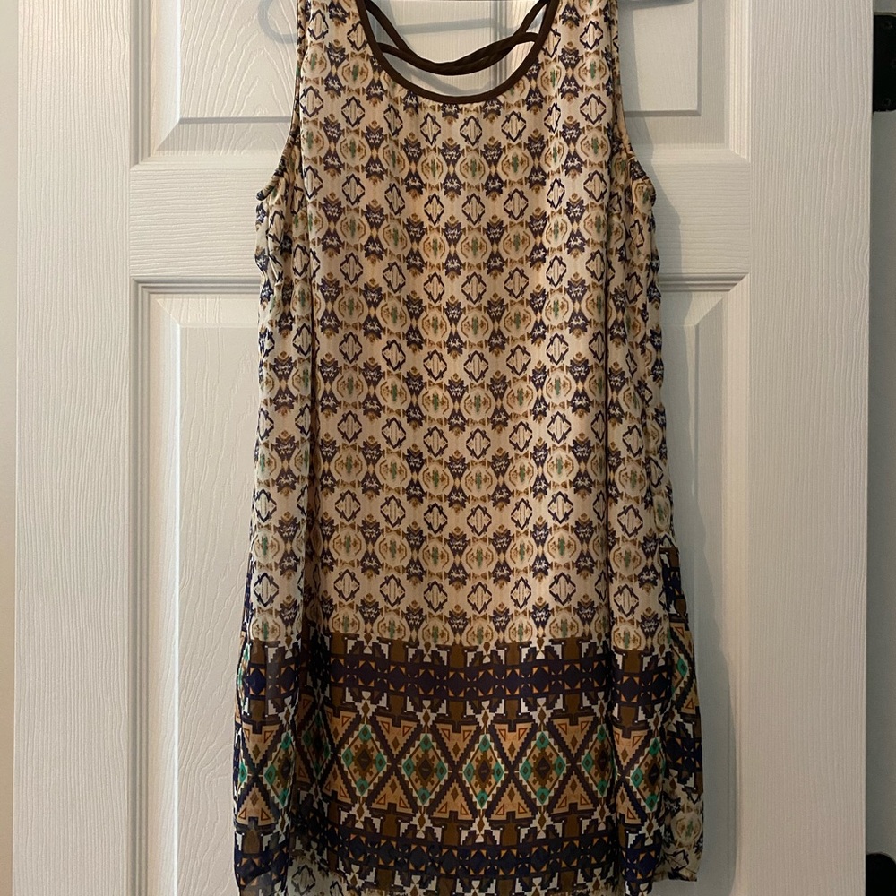 Perfect Summer Tank Dress— cute detailing in back